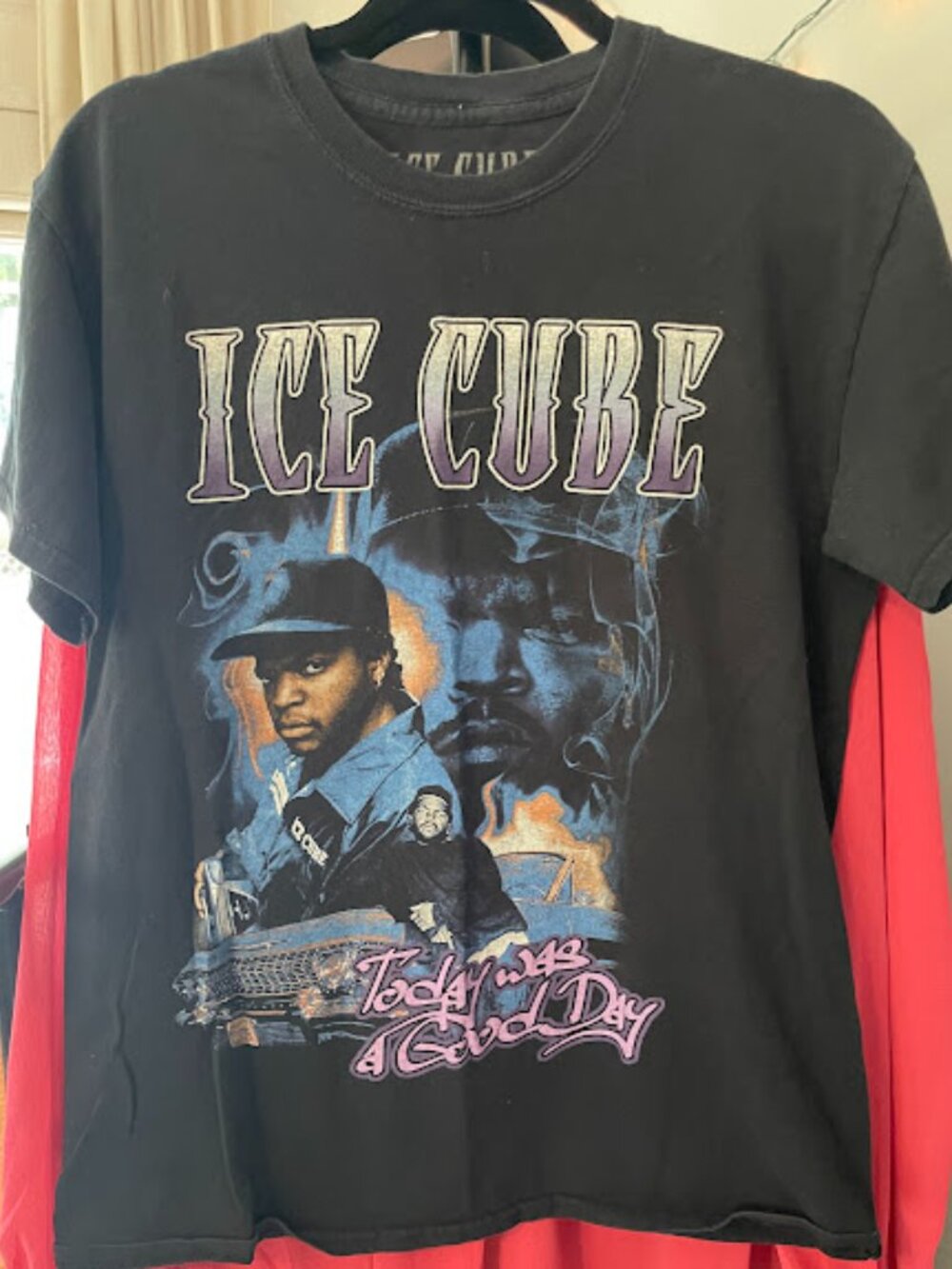 Ice Cube Tee Black/Pink